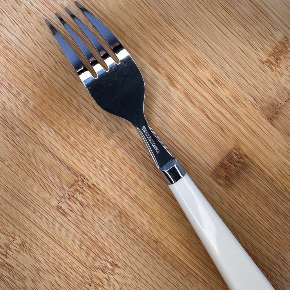 Vintage English Floral Flatware Set – Pink Tulip Handles (19 pcs) - Picture 12 of 15